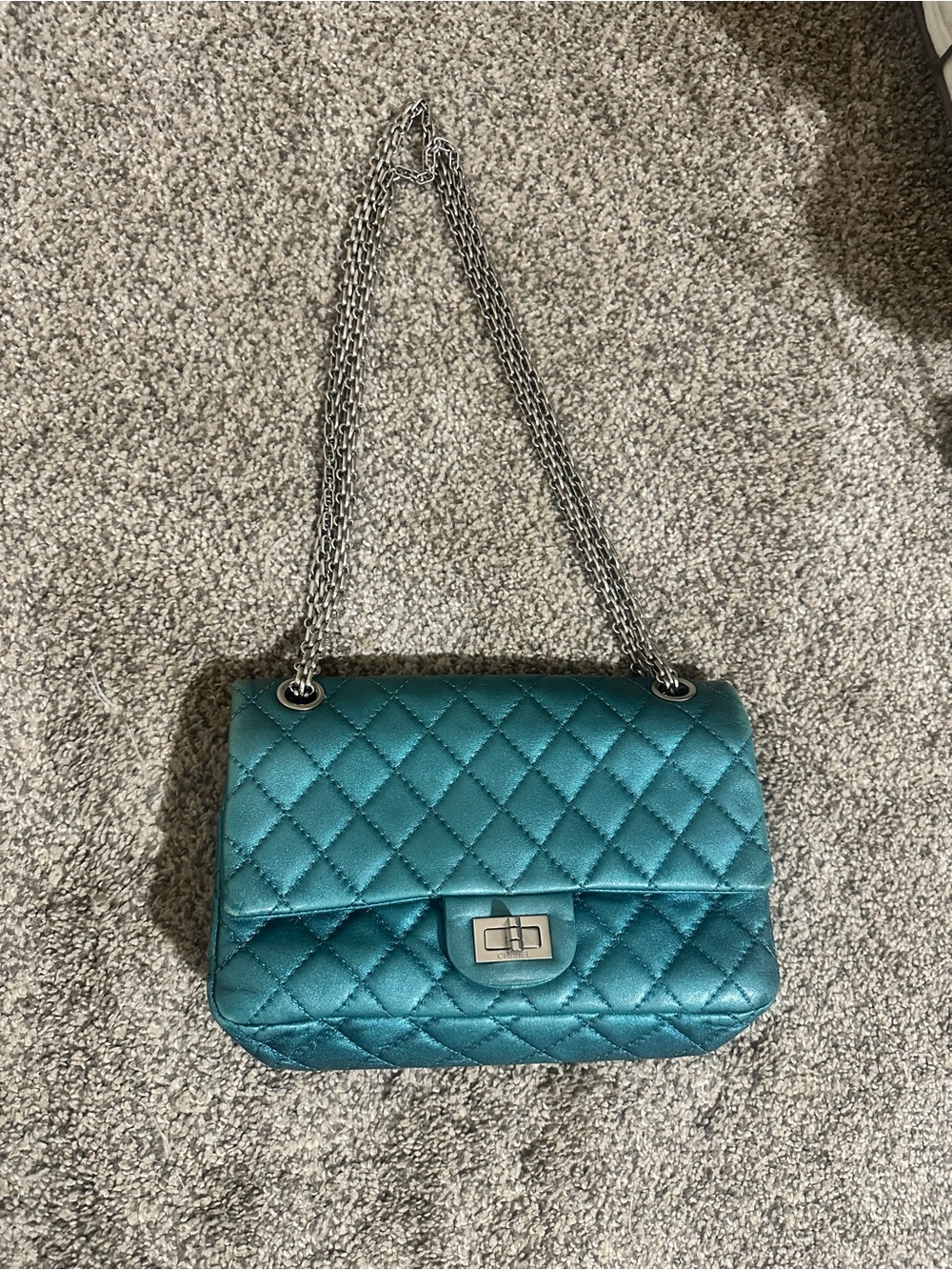 CHANEL Medium Reissue 2.55 Double Flap, Metallic